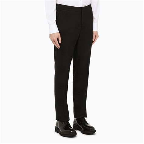 pantalone burberry nero